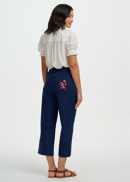 Sugarhill Brighton - Angelique Shirred Strawberry Top