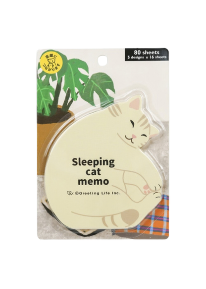 Greeting Life - Relaxing Cats Memo Pads