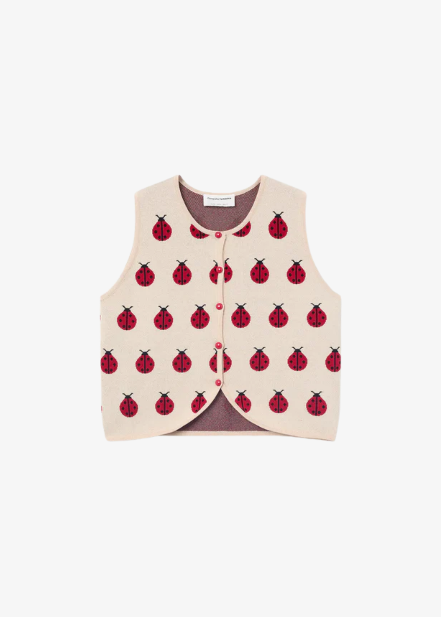Compañia Fantastica - Ladybird Knitted Vest