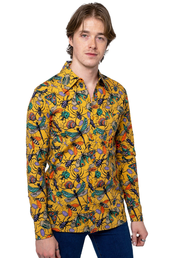 Run & Fly - Mustard Beasties Long Sleeve Shirt