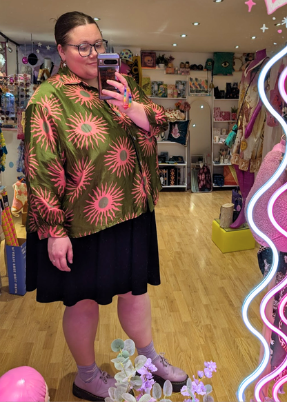 The Edit - Green and Pink Sun Shirt