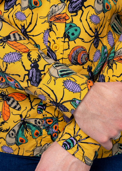Run & Fly - Mustard Beasties Long Sleeve Shirt