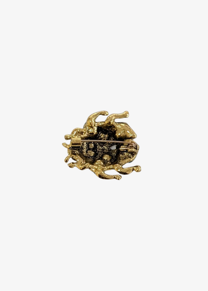 The Edit - Aqua Ladybird Brooch