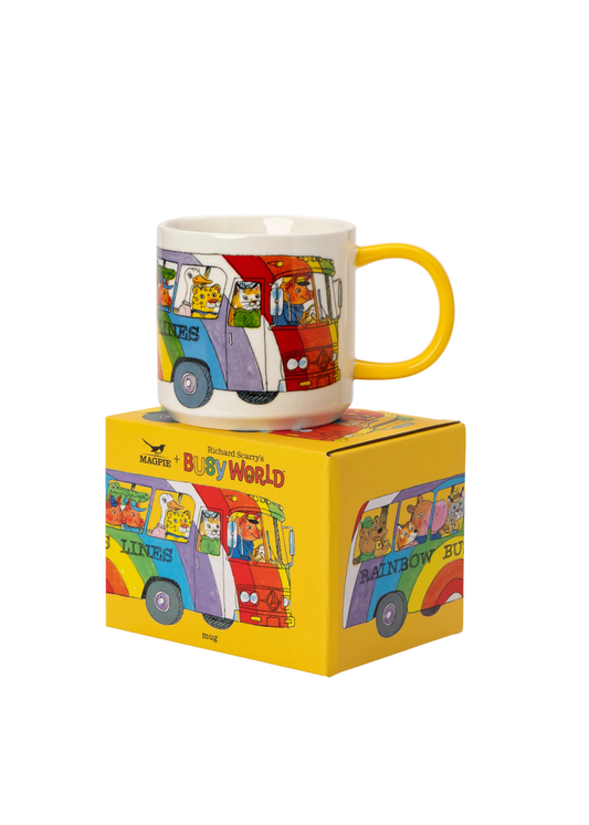 Magpie x Richard Scarry - Rainbow Bus Mug