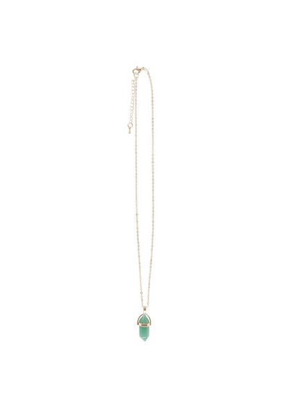 Something Different - Aventurine Crystal Pendant Necklace