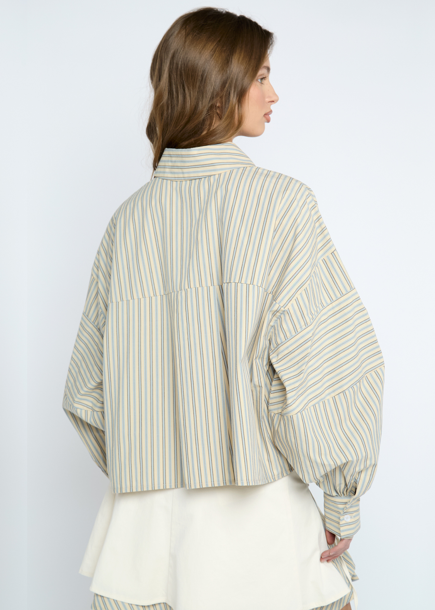 Daisy Street - Frappe Stripe Button Up Shirt