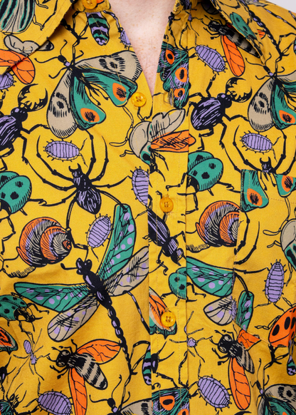 Run & Fly - Mustard Beasties Long Sleeve Shirt