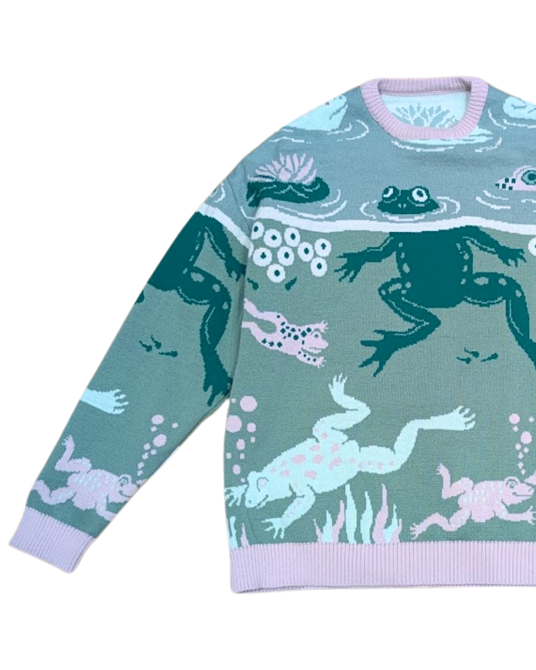 Home of Rainbows - The Froggy Pond Knitted Jumper