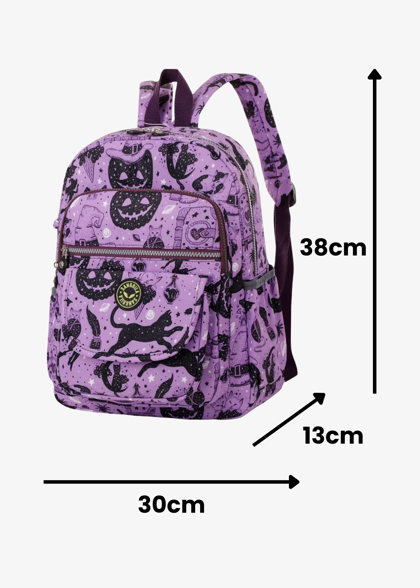 The Edit - Lilac Spooky Season Backpack