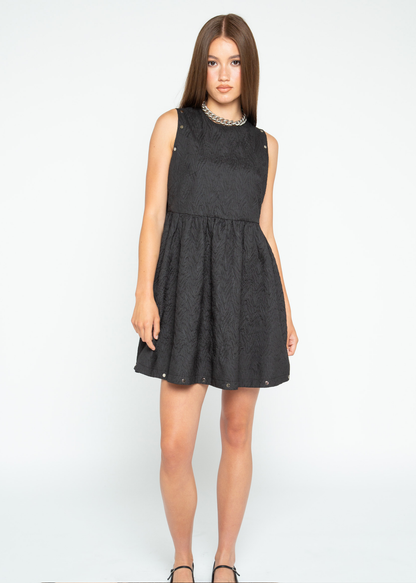 Daisy Street - Hazel Black Textured 4-ways-to-wear Dress