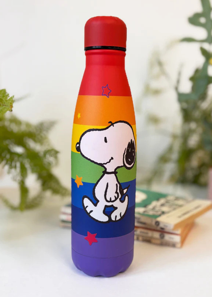 House of Disaster - Peanuts Rainbow Water Bottle
