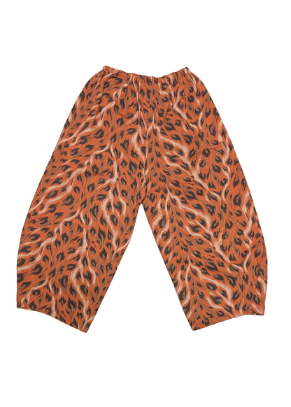 The Edit - Orange Big Cat Jersey Cocoon Trousers