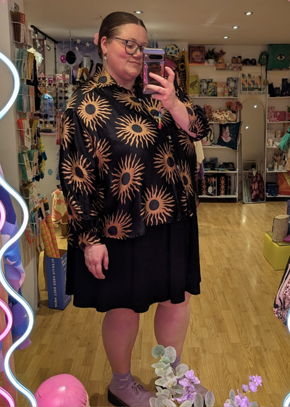 The Edit - Black and Brown Sun Shirt