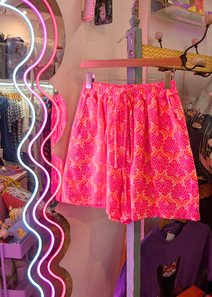 The Edit - Neon Paisley Shorts