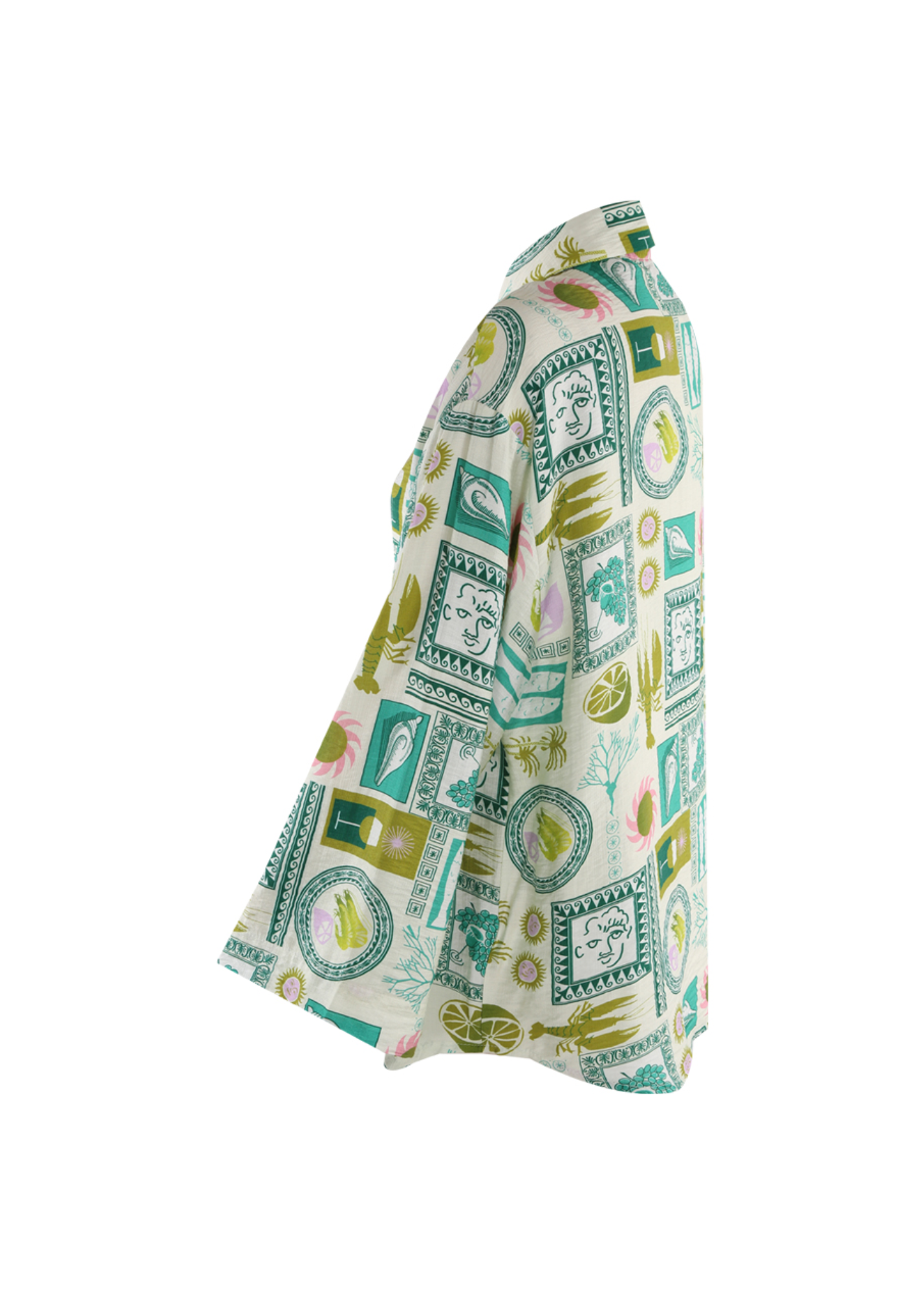 The Edit - Green Mosaic Shirt