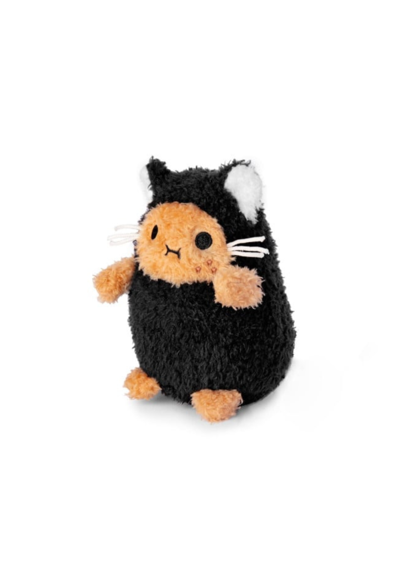 Noodoll - Black Kitty Ricespud Mini Sitting Plush Toy