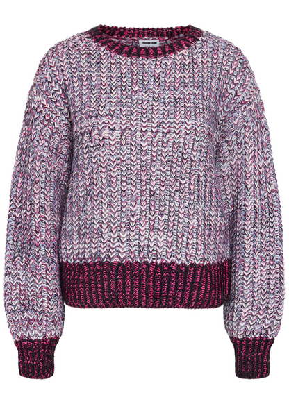 Noisy May - Maroon Chunky Knit Jumper