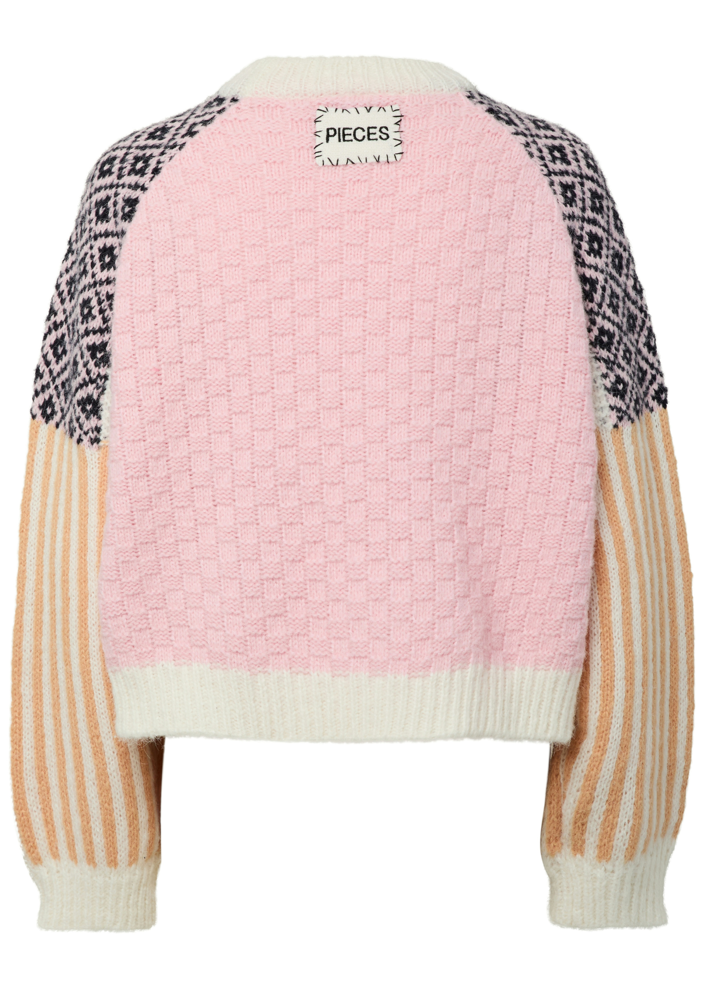 Pieces - Pastel Pink Remix Knit Jumper