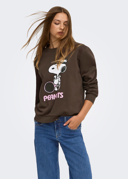 Only - Peanuts Snoopy Tennis Sweater