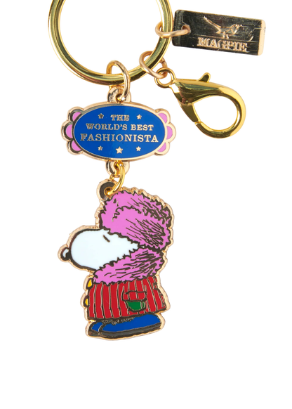 Magpie - Snoopy ‘World’s Best Fashionista’ Enamel Keyring