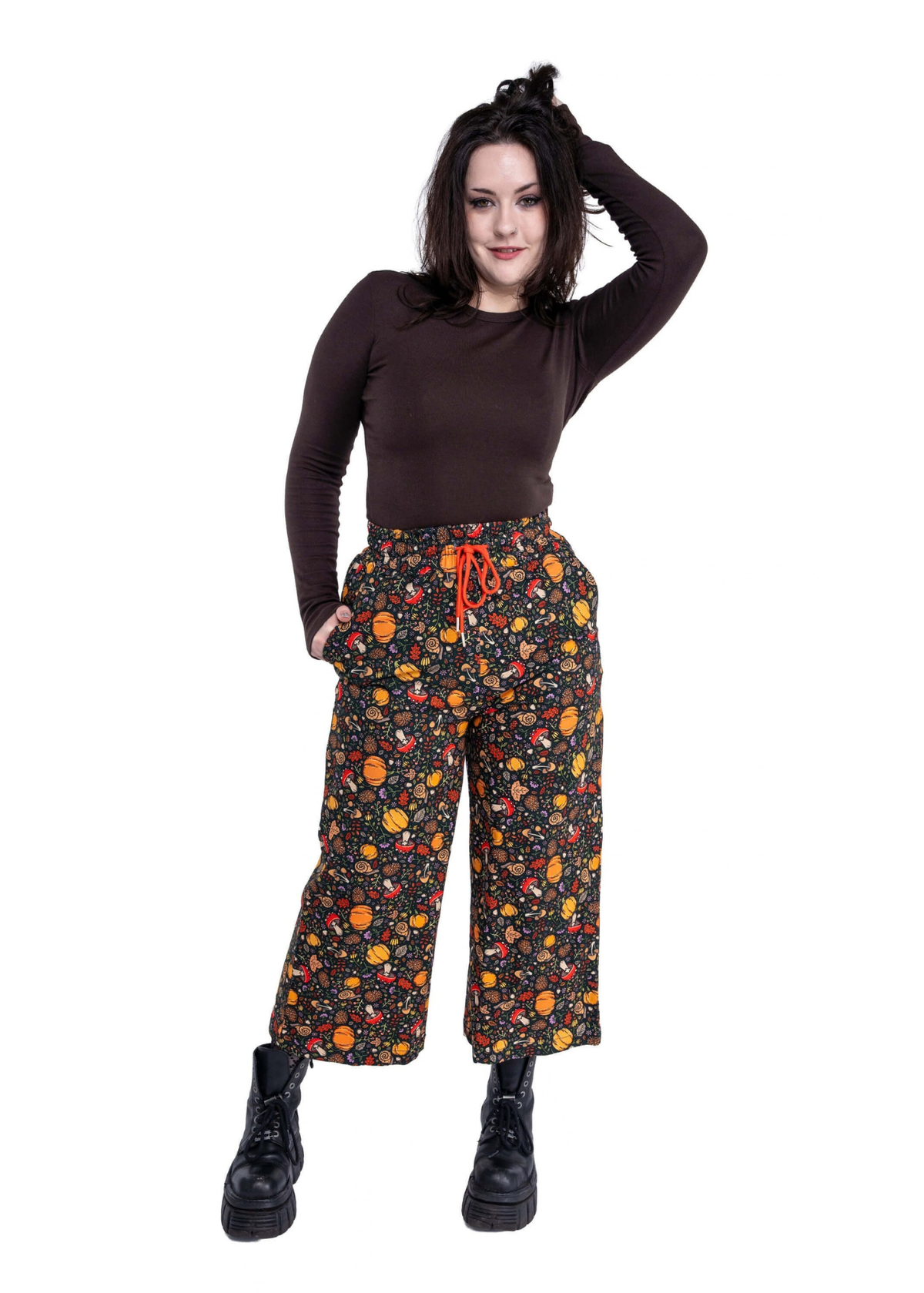 Rebel Romance - Autumn Favourites Wide Leg Cropped Trousers