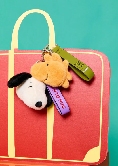 Peanuts - Snoopy ECO Fuzzy Cream Bag Charm