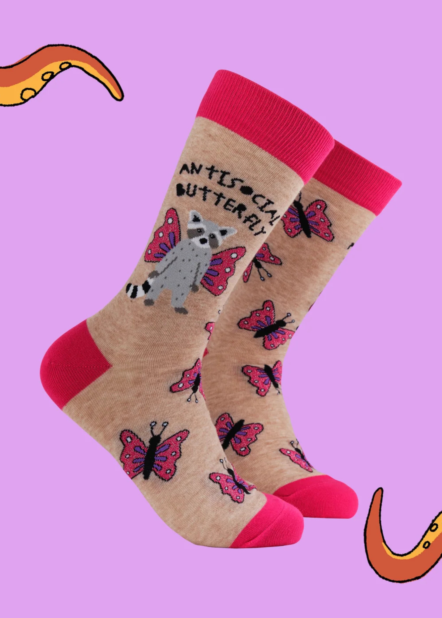 Socktopus - Antisocial Butterfly Socks