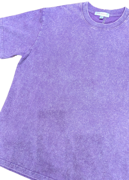 The Edit - Purple Wash Tee