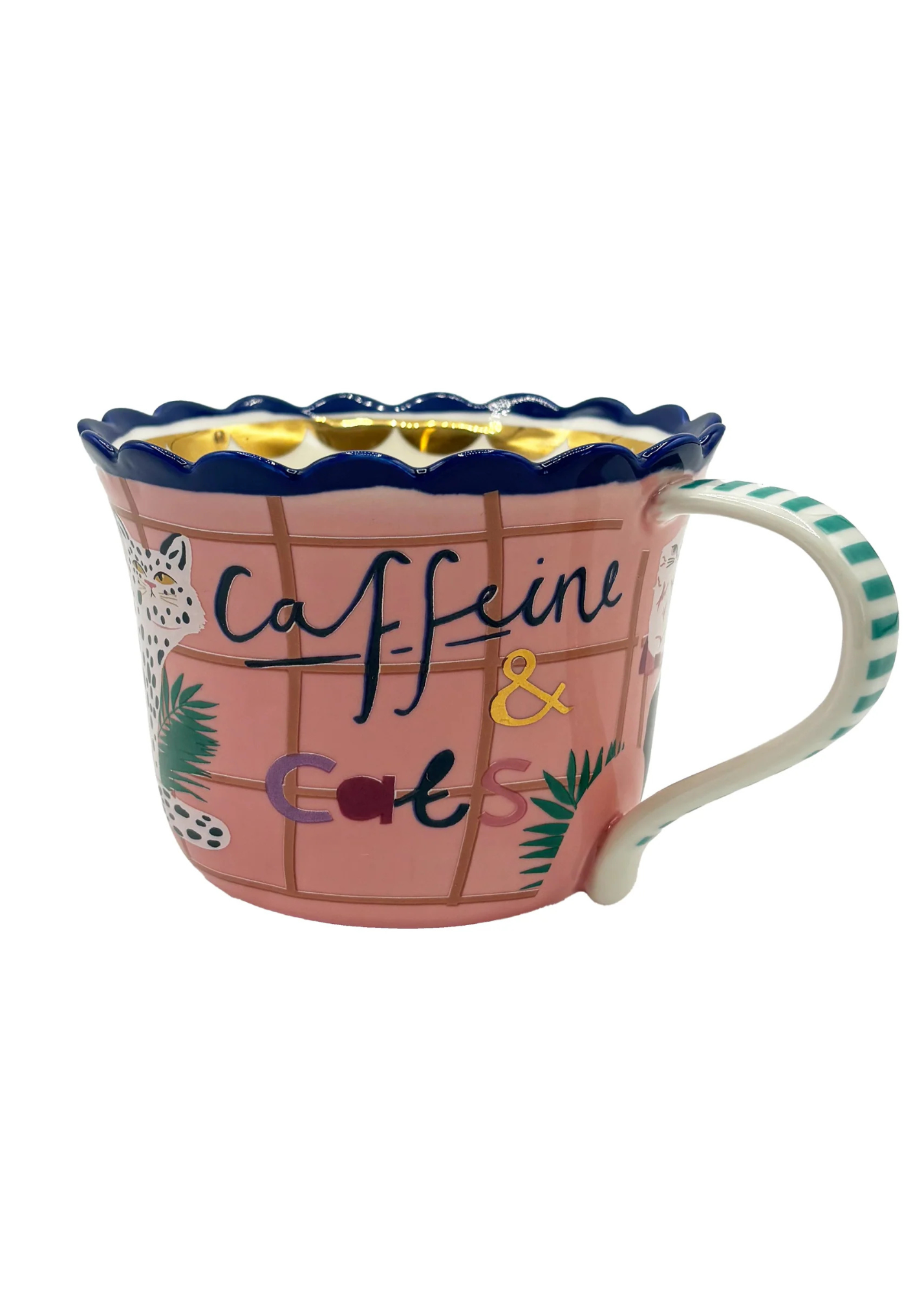 House of Disaster - Catnip Scalloped Cat Cup