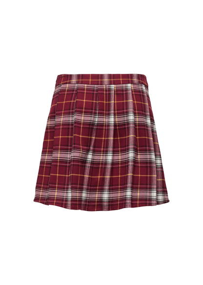 Only - Red & White Checked Mini Skirt