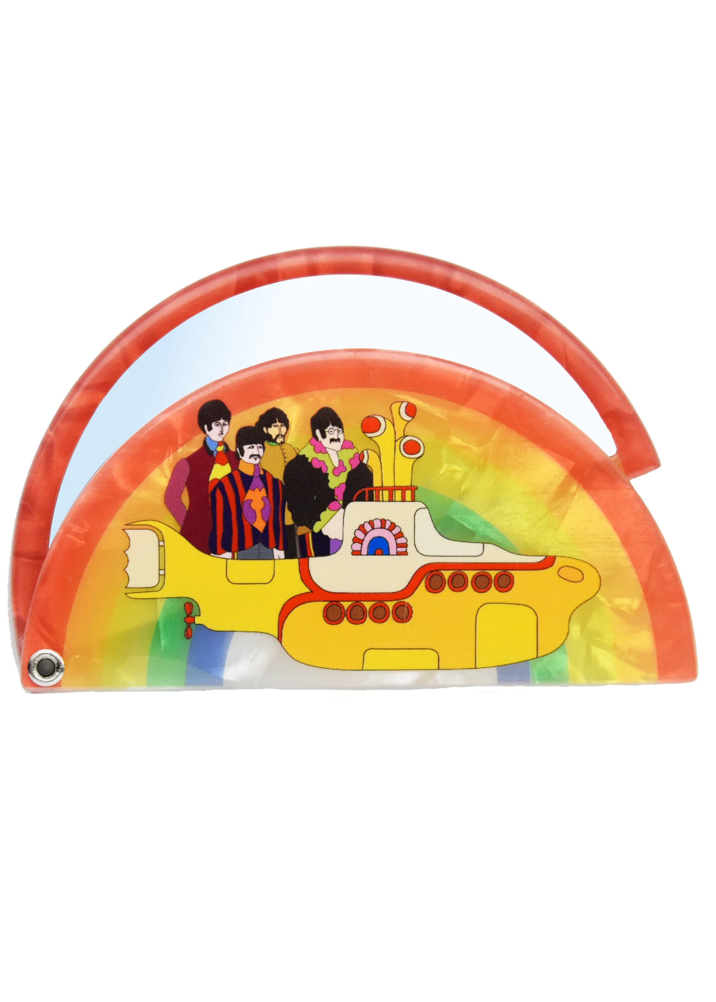 House of Disaster - The Beatles Yellow Submarine Compact Mirror
