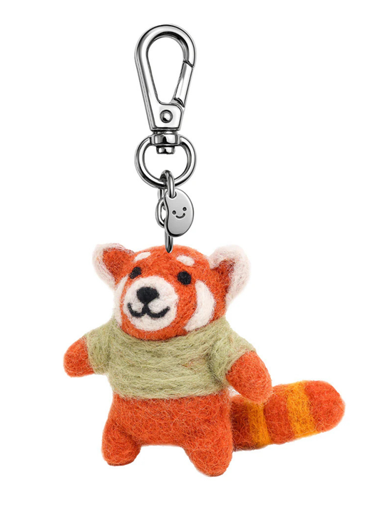 Ohh Deer - Remi the Red Panda Felt Keychain