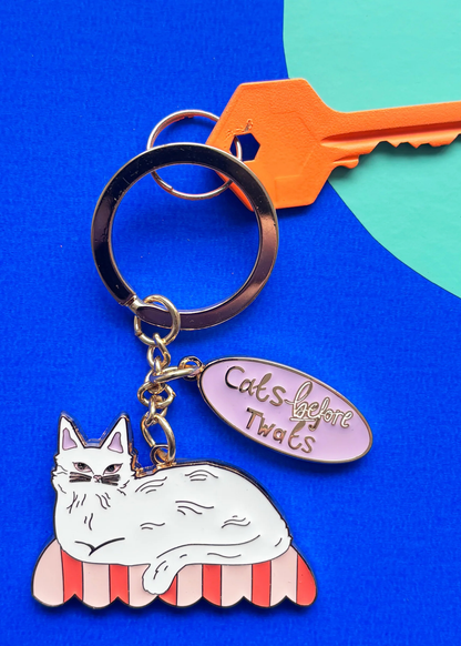 House of Disaster - Catnip 'Cats Before T***s' Keyring