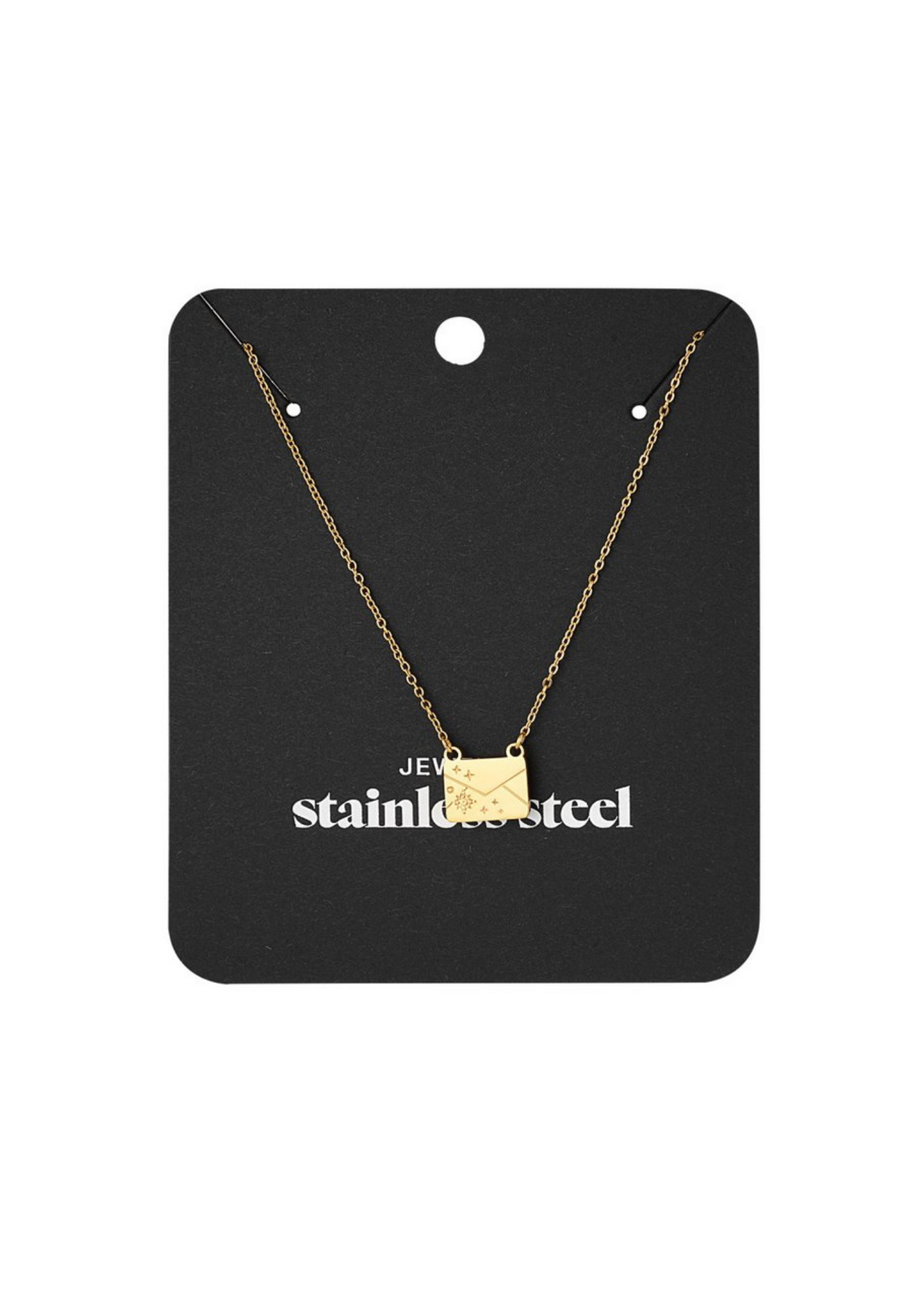 The Edit - Secret Note Necklace in Silver