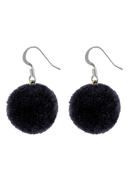 Joe Cool -  Colourful Pom Pom Earrings
