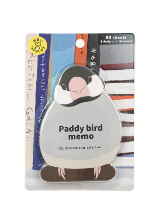 Greeting Life - Paddy Bird Memo Pads