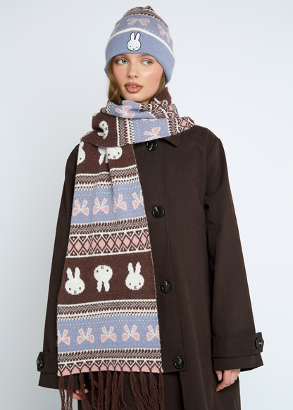 Daisy Street - Miffy Fair Isle Scarf