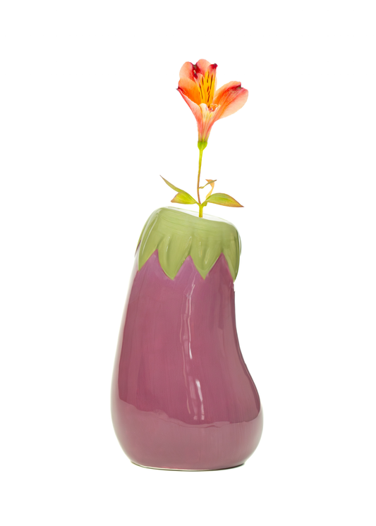 Sass & Belle - Aubergine Shaped Vase