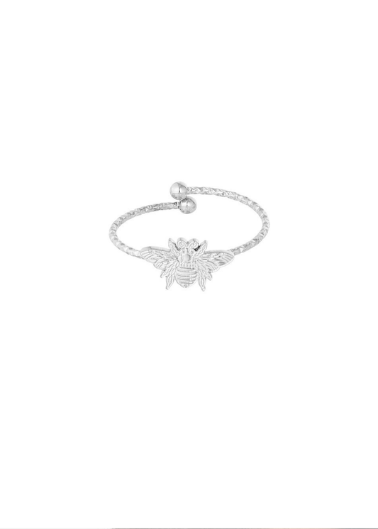 The Edit - Cute Bee Ring in Silver