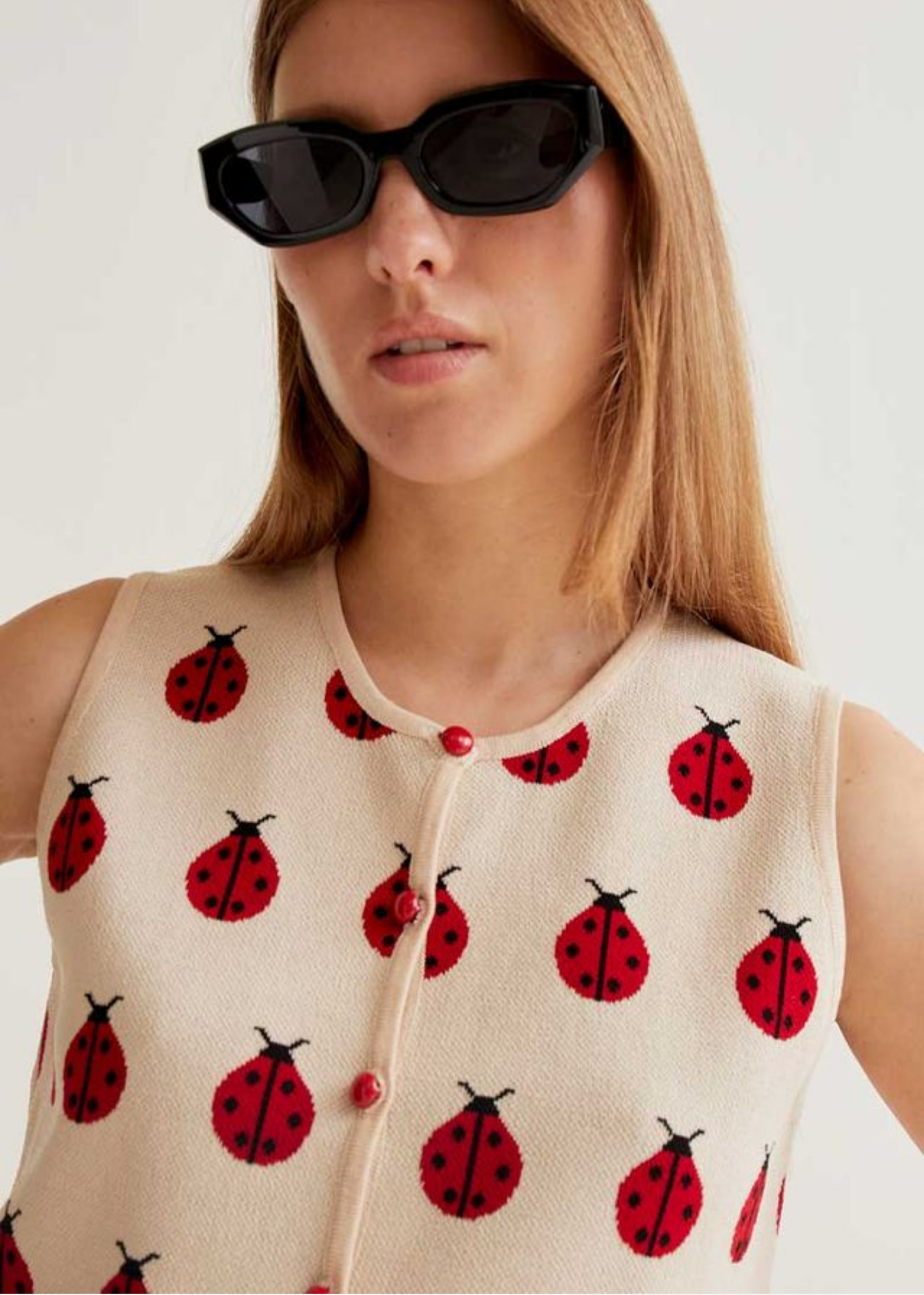 Compañia Fantastica - Ladybird Knitted Vest