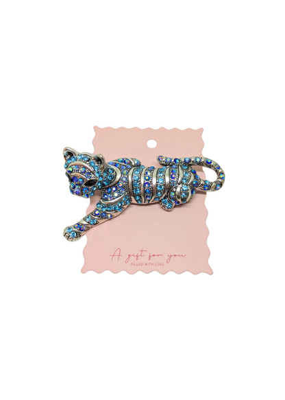 The Edit - XL Turquoise Cat Brooch