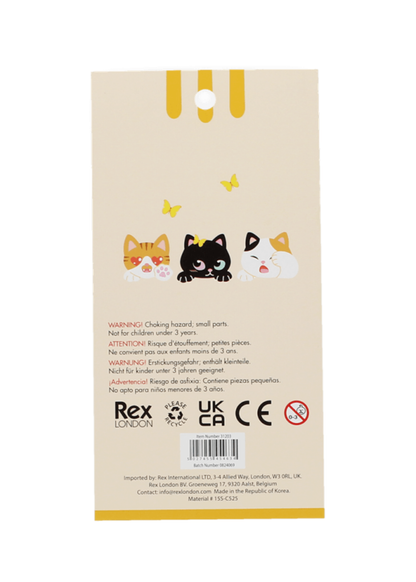 Rex London - Quirky Cats 3D Puffy Stickers