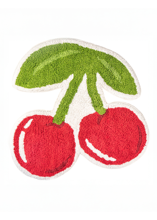 Sass & Belle - Cherry Tufted Bath Mat
