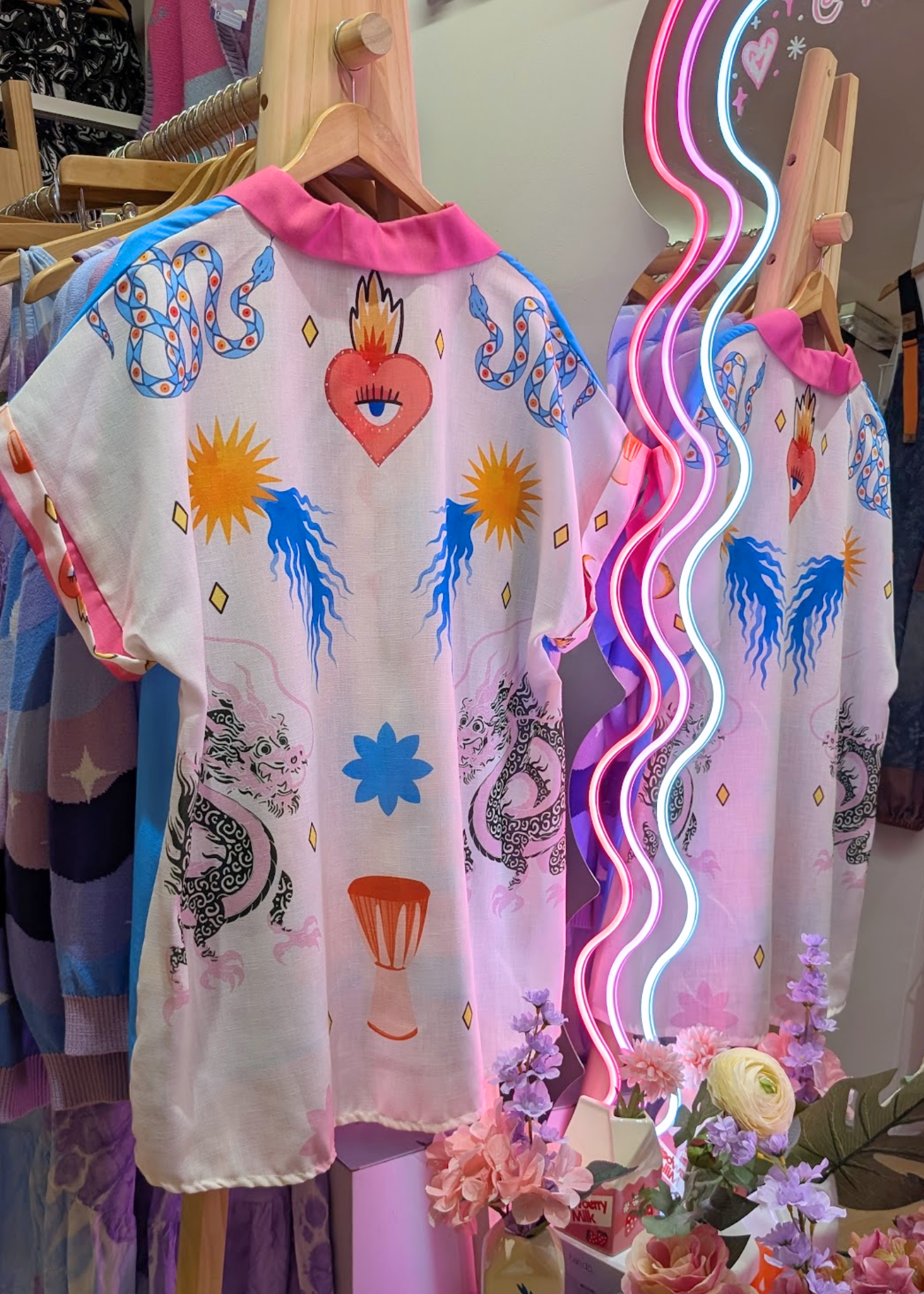 The Edit - Girl Power Celestial Oversized Shirt