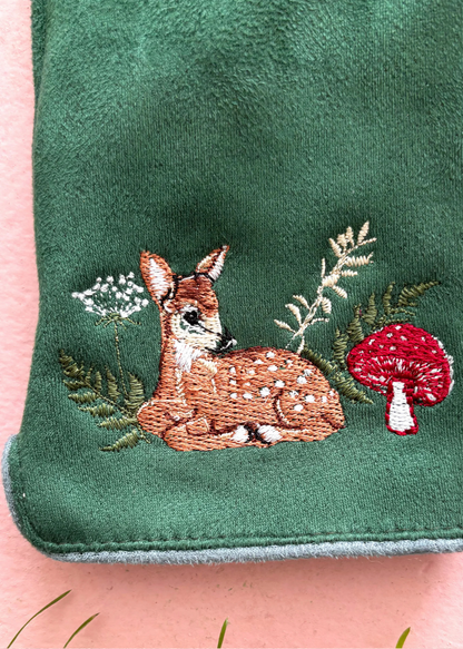 House of Disaster - Secret Garden Embroidered Deer Gloves