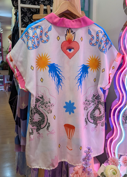 The Edit - Girl Power Celestial Oversized Shirt