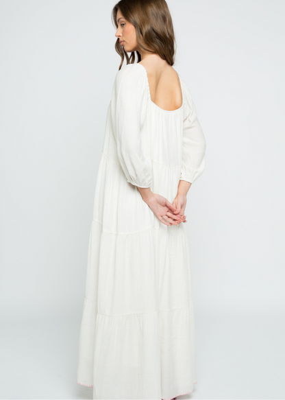 Daisy Street - Goldie Embroidered Maxi Dress