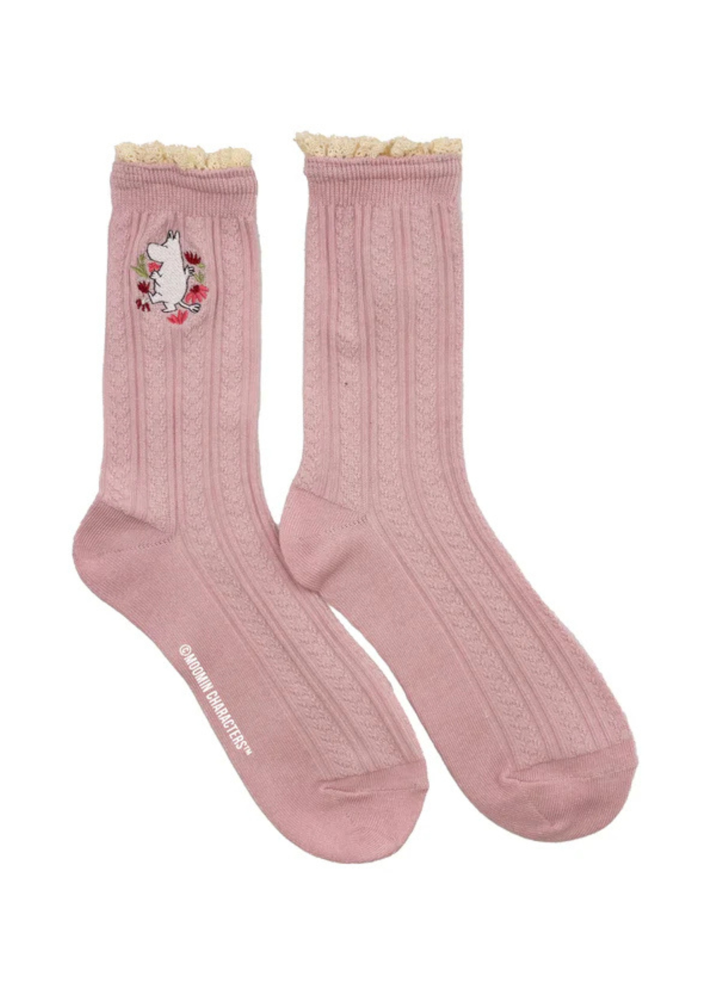 House of Disaster - Moomin Pink Lace Moomin Socks