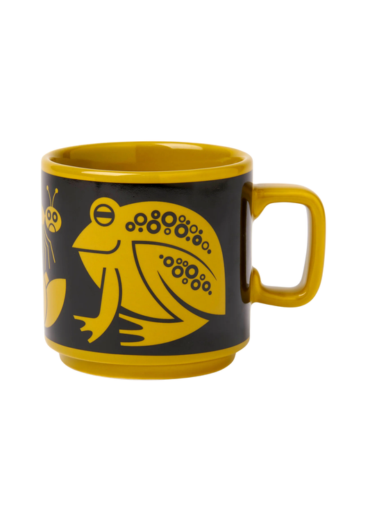 Magpie X Hornsea - Chartreuse Frog Mug