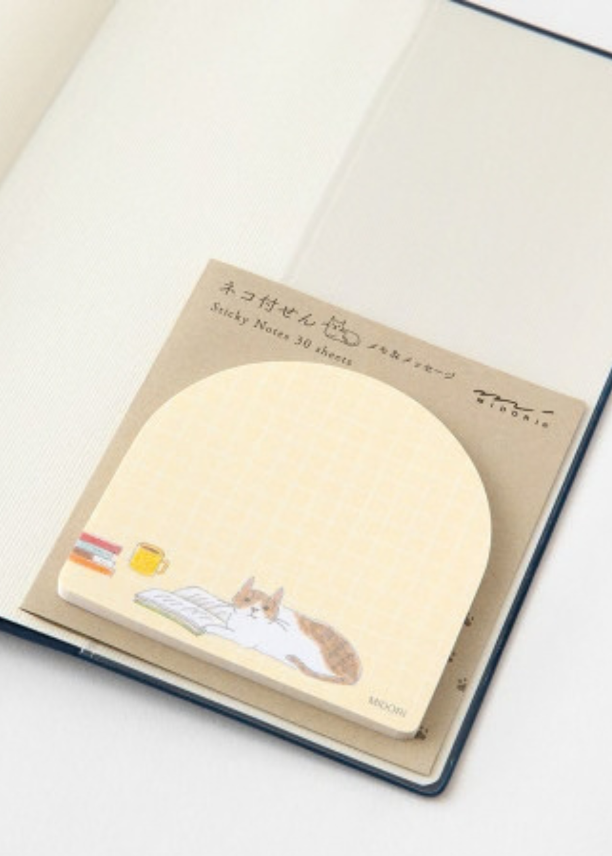 Midori - Cat & Book Sticky Notes